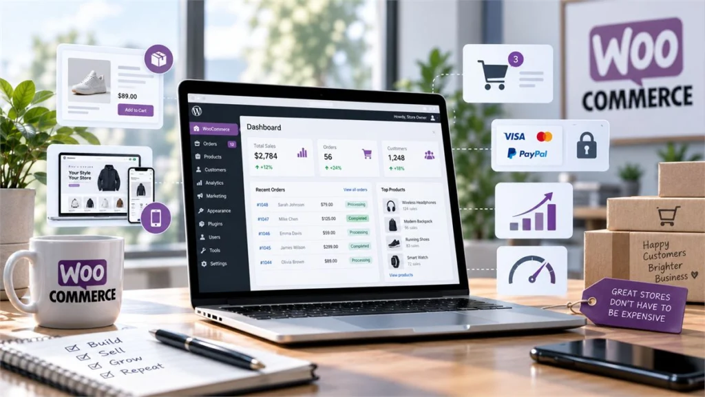 Κατασκευή eshop με WooCommerce: πίνακας διαχείρισης παραγγελιών, προϊόντων και πληρωμών